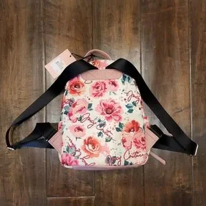 NWT Juicy Couture Pink Flower Floral Print Backpack Juicy Couture | Bags | Nwt Juicy Couture Pink Flower Floral  main image 2